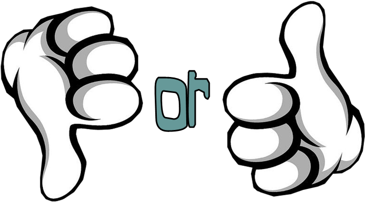 Thumbs Up Thumbs Down - Thumbs Up (747x422), Png Download