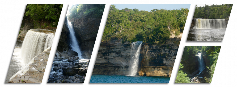 Waterfalls - Waterfall (1004x370), Png Download