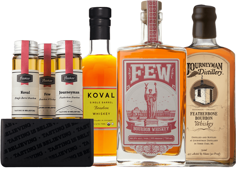 The Craft Side Of Bourbon - Few Spirits Few Bourbon Whiskey 70cl (1142x850), Png Download