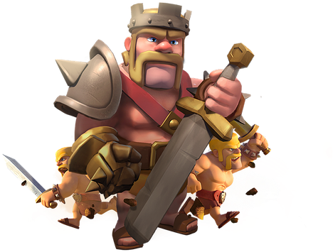 Elite Knights - Clash Of Clans Barbarian King Level 22 (600x375), Png Download