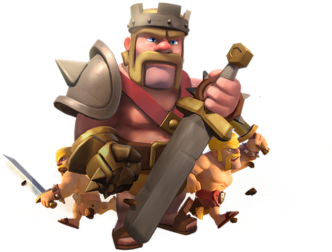 Download Elite Knights - Clash Of Clans Barbarian King Level 22 PNG Image  with No Background - PNGkey.com