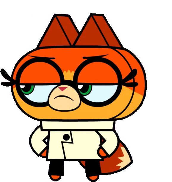 Fox - Cartoon Network Unikitty Dr Fox (650x655), Png Download