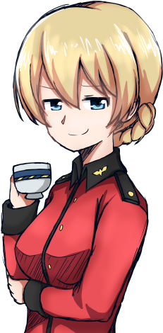 View Samegoogleiqdbsaucenao Darjeeling , - Darjeeling Girls Und Panzer Model (390x473), Png Download