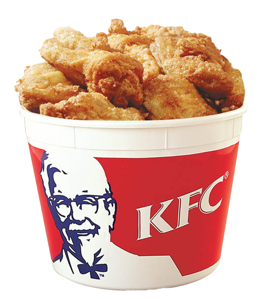 Share This Image - Fried Chicken Kfc Bucket (519x591), Png Download