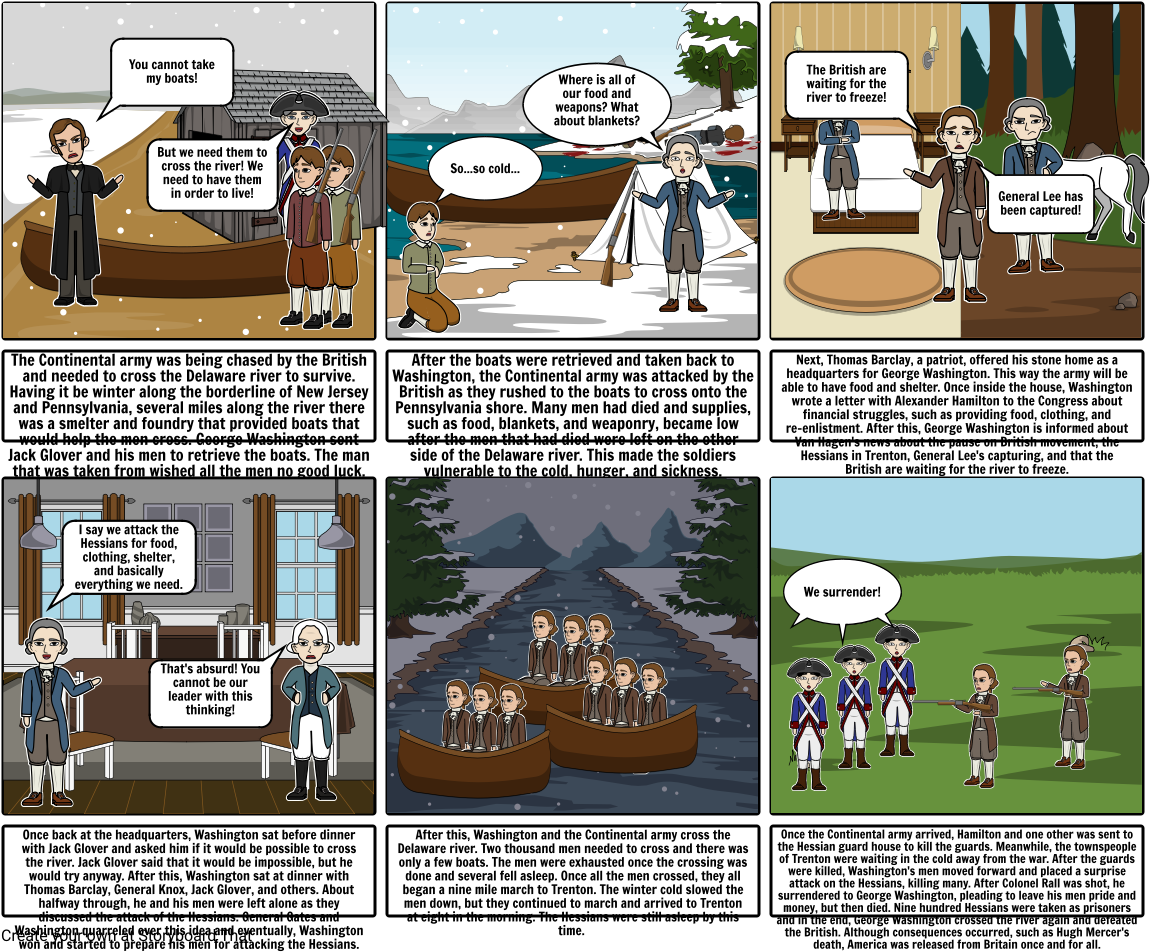 Revolutionary War - George Washington Trenton Transparent Boat (1164x962), Png Download