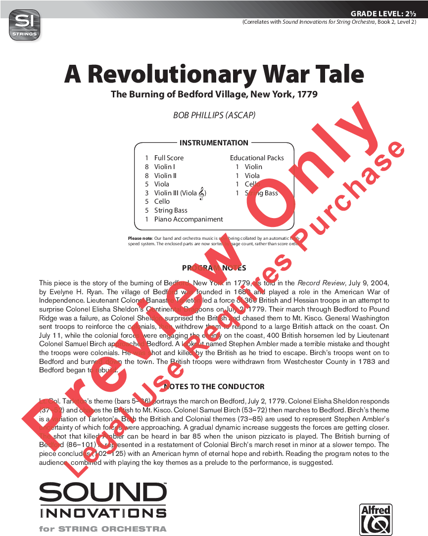 A Revolutionary War Tale Thumbnail A Revolutionary - Walk Of The Silent Zombies Violin 1 (864x1152), Png Download
