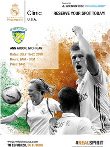 Real Madrid Foundation Camps/clincs - Madrid (500x300), Png Download