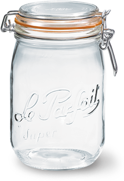Le Parfait Super Jars - Le Parfait French Super Canning Jars With Bail Lid (364x364), Png Download