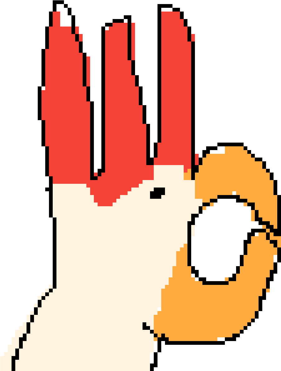 Kfc Chicken - Pixel Portrait (1200x1200), Png Download