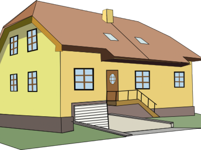 Nice House Cliparts - Home Clipart (640x480), Png Download