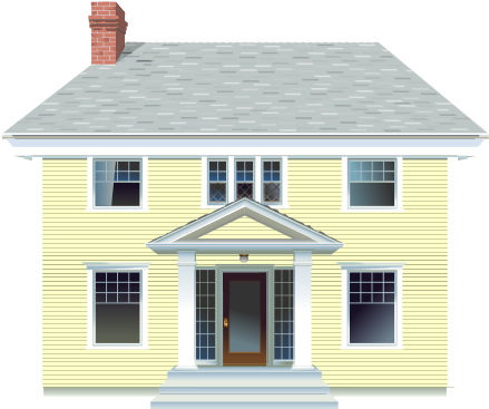 Fast-away Cleanup And Removal - Siding (438x384), Png Download