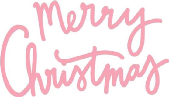 Words - Merry Christmas - Beyond The Page Mdf Merry Christmas 3mm Words-24.75"x12.5" (559x559), Png Download