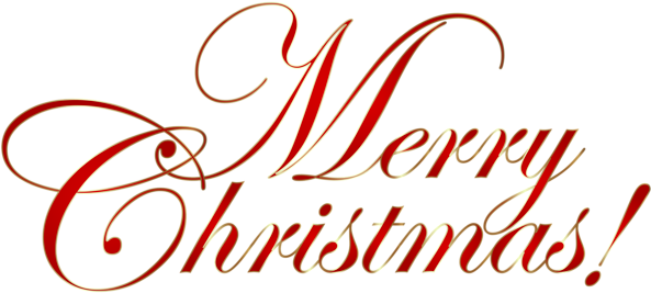 Christmas Clip Art Transparent Christmas Text, Christmas - Merry Christmas Transparent Clip Art (600x268), Png Download