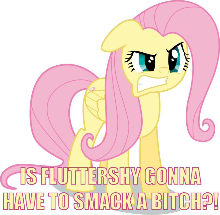 Angry, Female, Floppy Ears, Fluttershy, Frown, Glare, - Fluttershy (904x883), Png Download