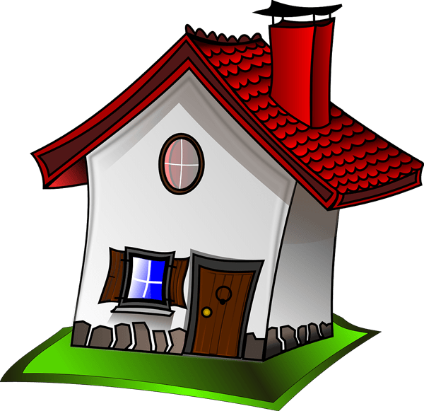 Nice House Clipart - Credit (600x581), Png Download