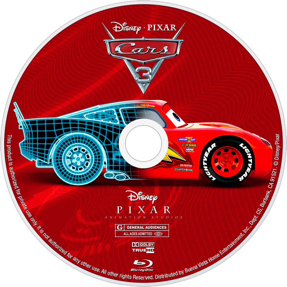Cars 3 Bluray Disc Image - Cars 2 - Drawstring Treat Sack (1000x1000), Png Download