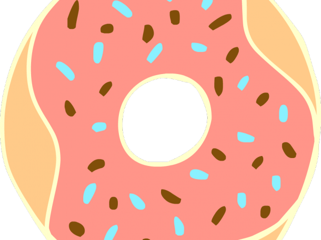 Cute Donut Cliparts - Donut Clip Art (640x480), Png Download