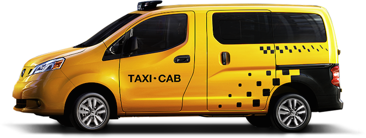 Get Your Suitable Ride At San Marcos - 2016 Nissan Nv200 Taxi (750x284), Png Download