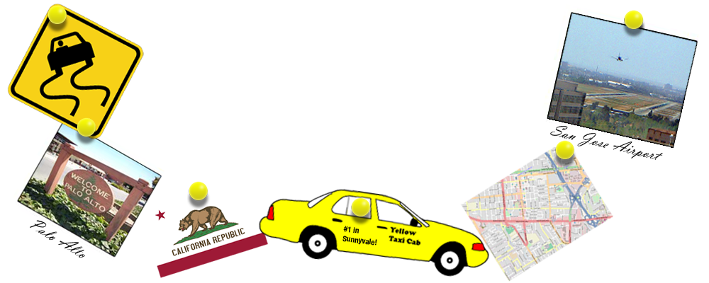 Yellow Taxi Cab California - Everyday I'm Shufflin Mini Reporter Handy Size Money (1000x400), Png Download