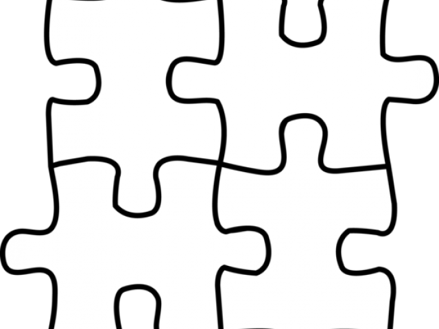 Puzzle Black And White (640x480), Png Download