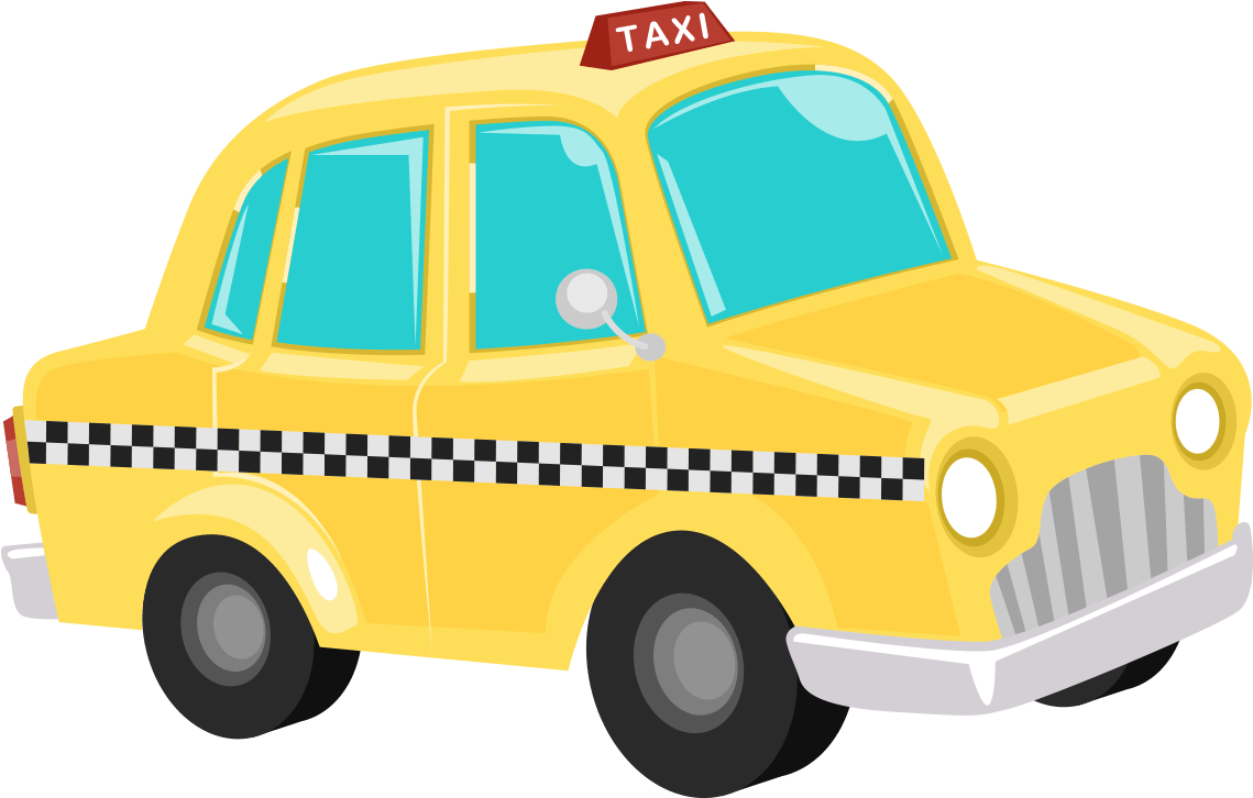 Taxi Cab Clipart 2 By Joshua - Taxi Clipart (1200x800), Png Download