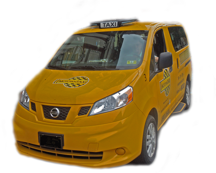 Cab-main - Minivan (849x651), Png Download