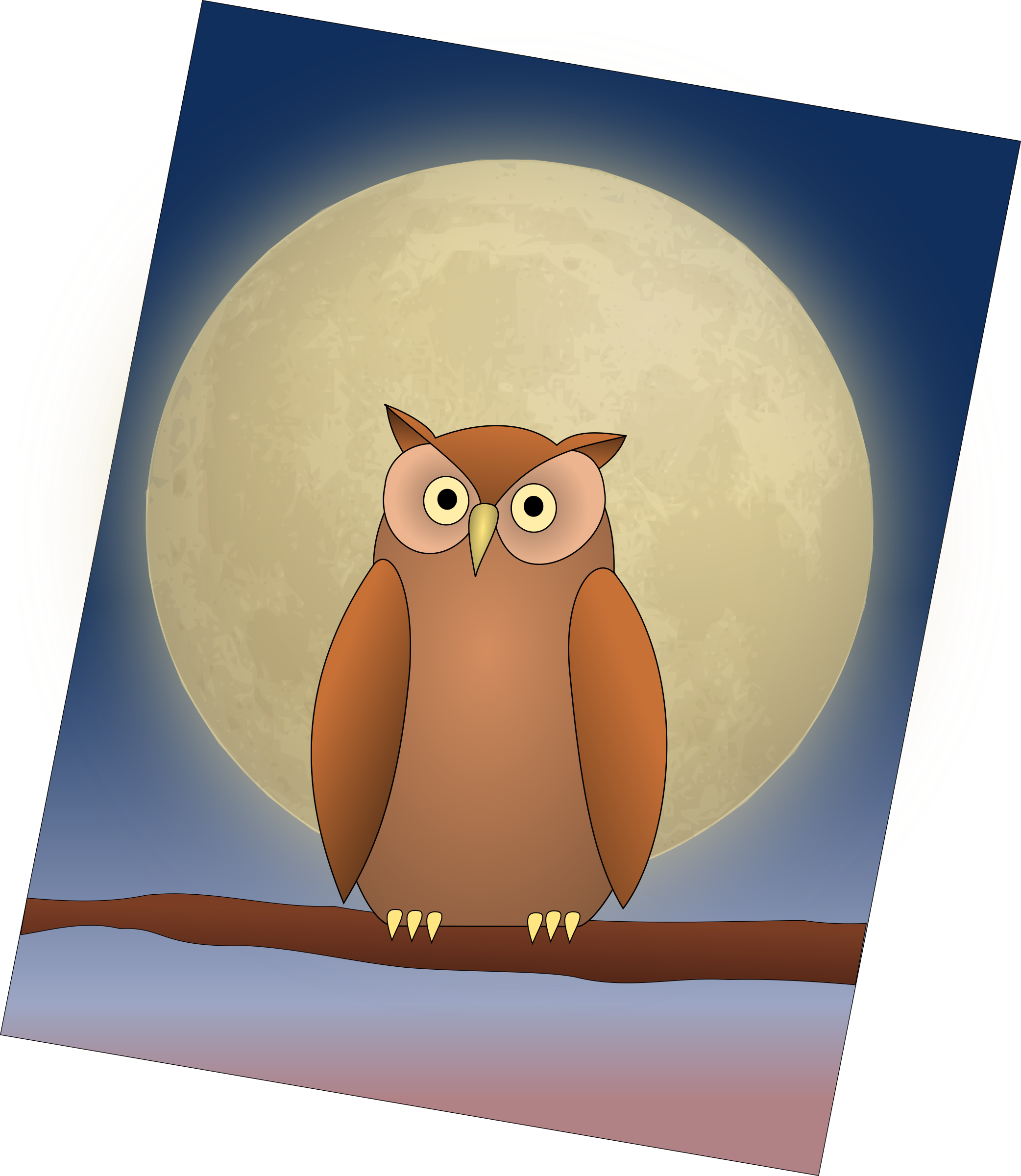Big Image - Owl (2084x2400), Png Download