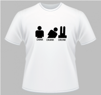 Funny Drunk 423 - Active Shirt (600x315), Png Download