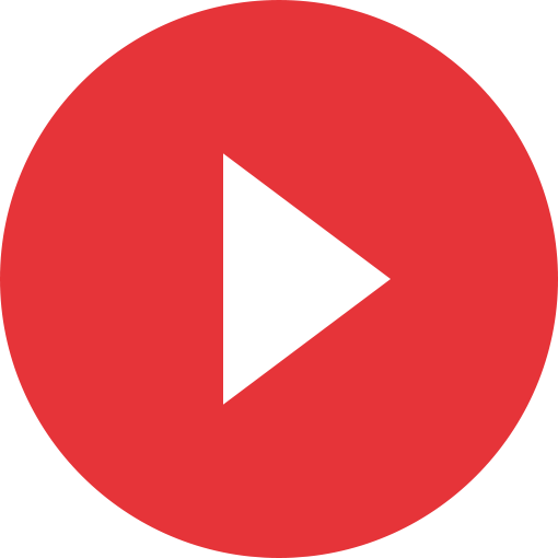 Play Button - Youtube Logo Vector Circle (510x510), Png Download
