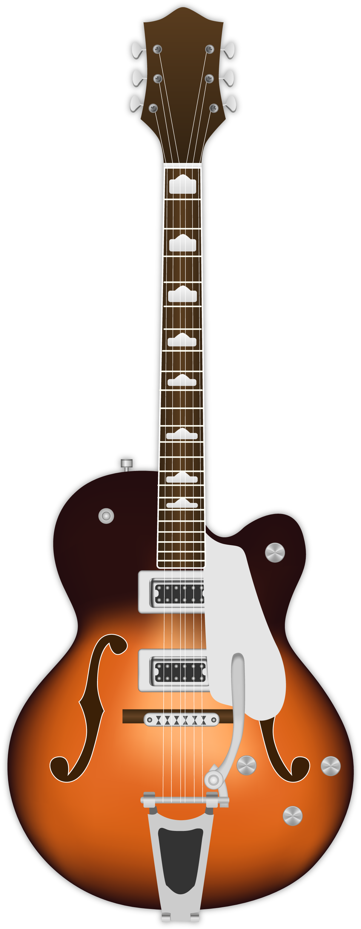 Guitar Clipart Png Image 02 - Transparent Clipart Electric Guitar (1220x3120), Png Download