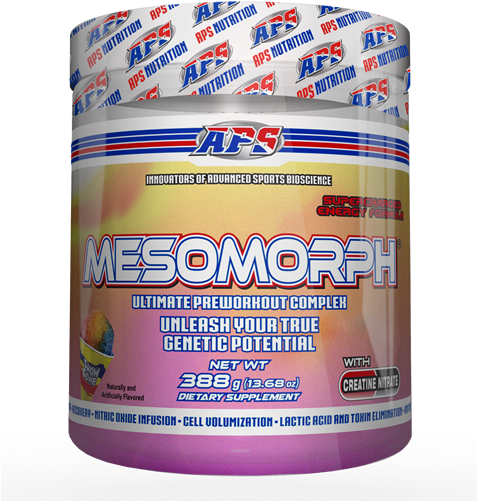 Aps Mesomorph V3 Pre-workout Snow Cone - Mesomorph Pre Workout (500x500), Png Download