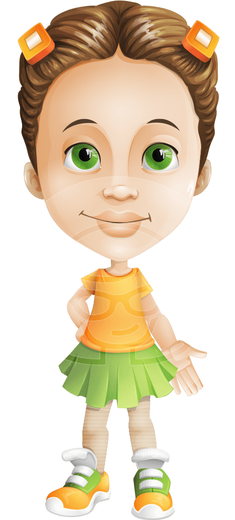 Little Missy Mia - Cartoon (691x1060), Png Download