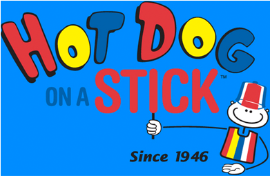 Hot Dog On A Stick (400x400), Png Download