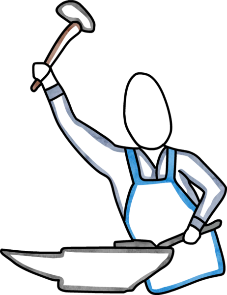 9190264, Blacksmith Anvil - Blacksmith (462x600), Png Download