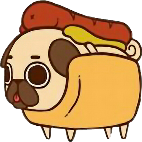 Pug Chibi (480x480), Png Download