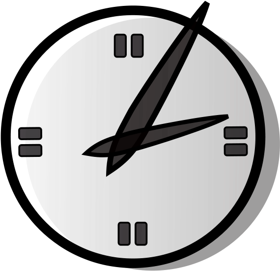 Analog Clock Png Clip Arts - Clock Clip Art Png (600x600), Png Download