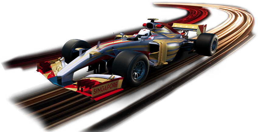 The Road To Formula 1 Singapore Grand Prix - Formula 1 (892x599), Png Download