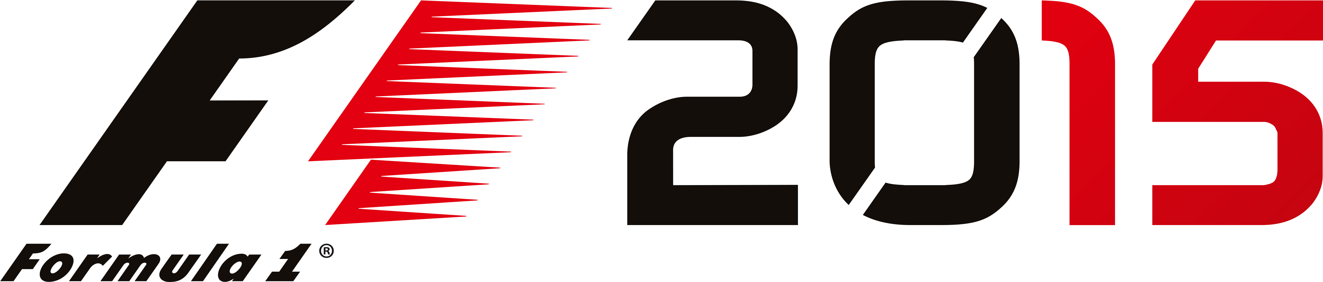F1 2015 Logo Pos 1426170389 - Formula 1 2015 Ps3 (5064x1142), Png Download