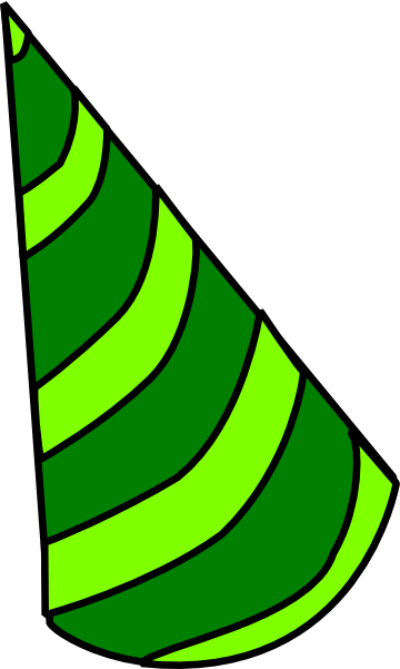 Birthday Clip Art - Green Birthday Hat Png (360x601), Png Download
