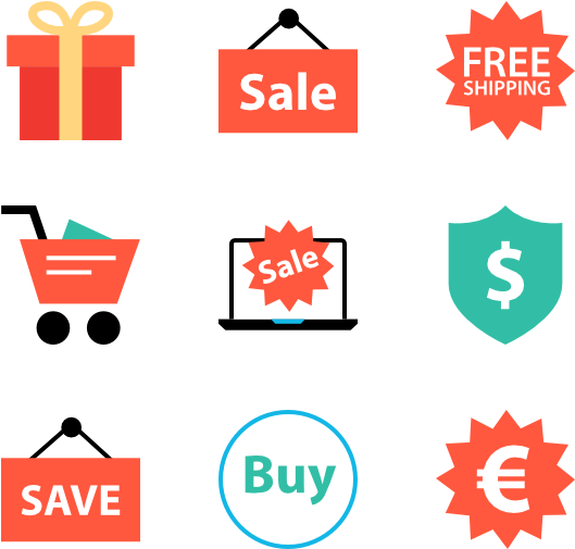 Shopping U0026 Ecommerce - Sale Png (600x564), Png Download
