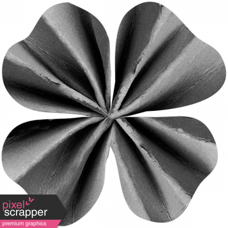 Accordion Flower Template - Monochrome (456x456), Png Download