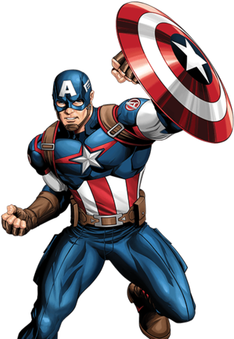 Avengers Assembled Season 3 -cap - Captain America Avengers Comic (409x479), Png Download