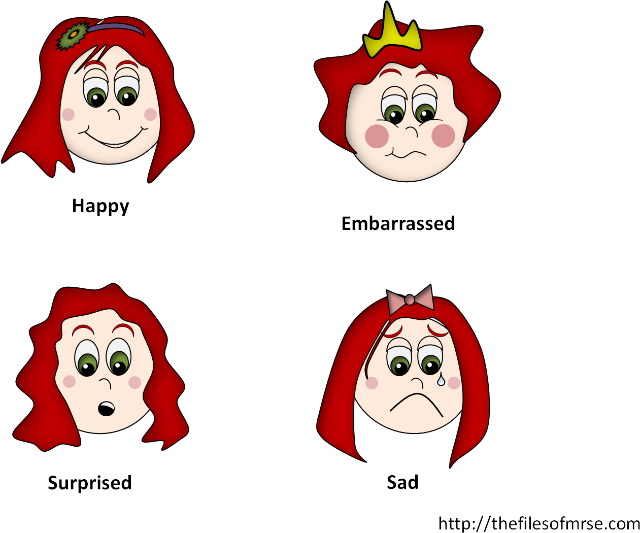 Feelings Flashcards - Cartoon (1286x1062), Png Download