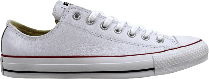 Chuck Taylor All Star Leather Ox 'white' - Chuck Taylor (850x320), Png Download