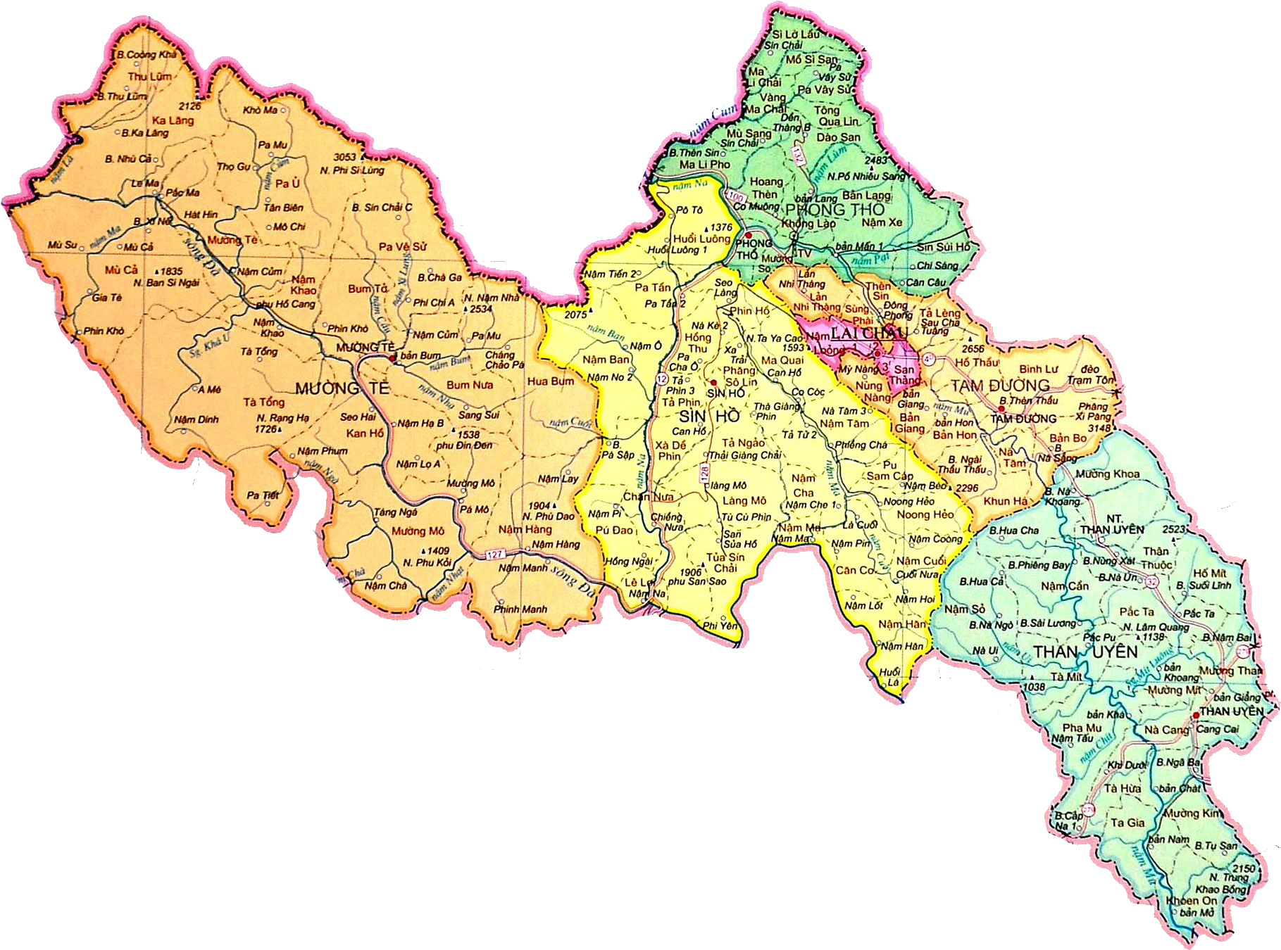 Project Location - Ban Do Lai Chau (2197x1521), Png Download