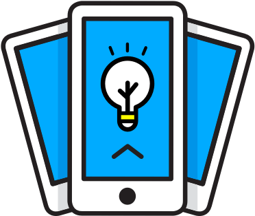 Cards With Lightbulb - Snapchat Filter Icon (422x336), Png Download