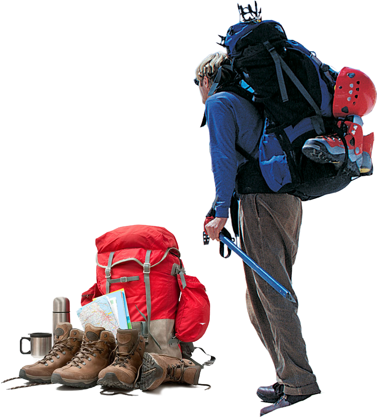 Hiking Png Image Hd - Camping & Hiking Png (809x871), Png Download