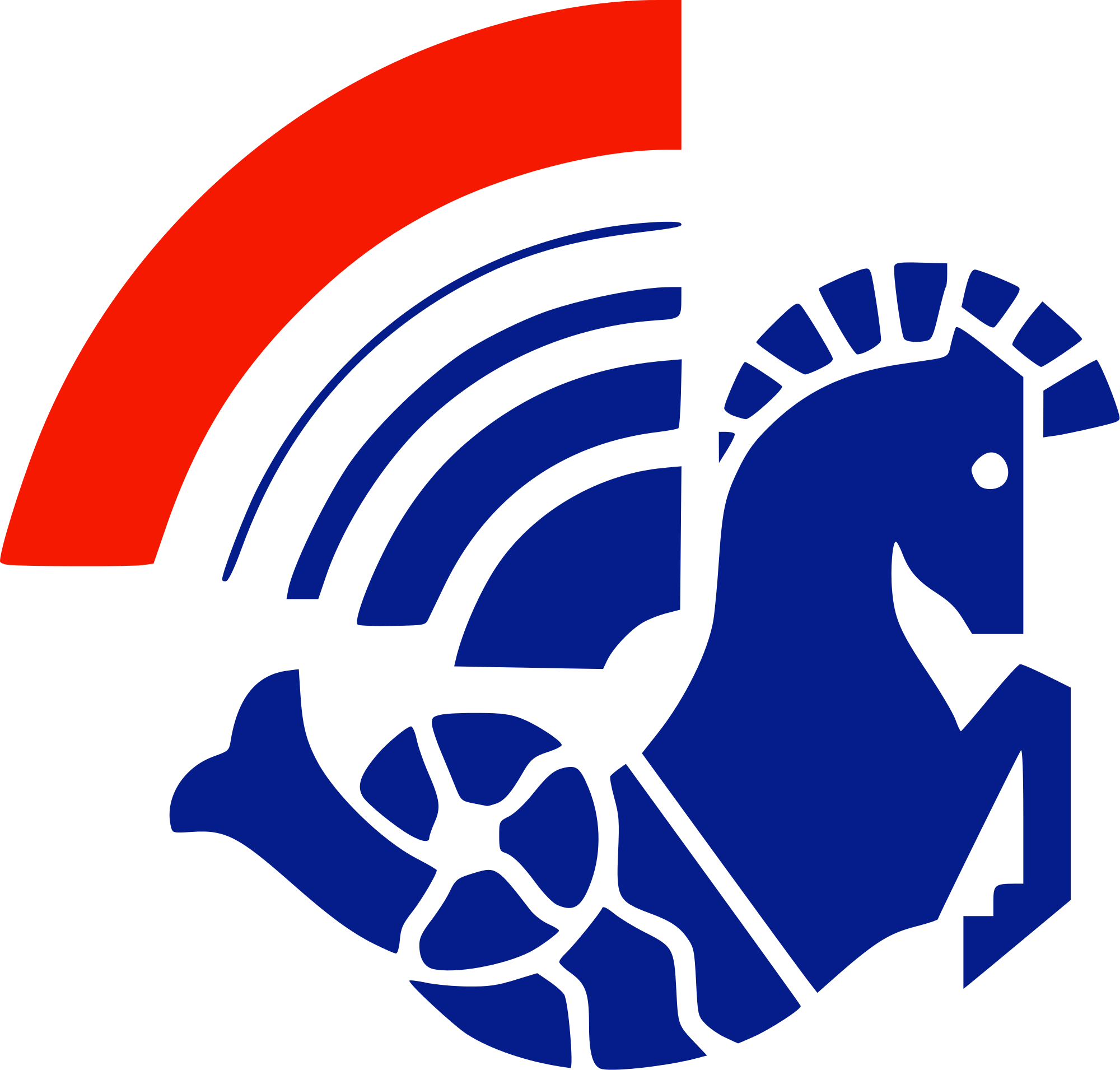 Logo - Logo Air France 1976 (2000x1910), Png Download