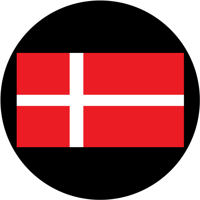 Apollo Design 1178 Danish Flag Glass Pattern - Flag (800x800), Png Download