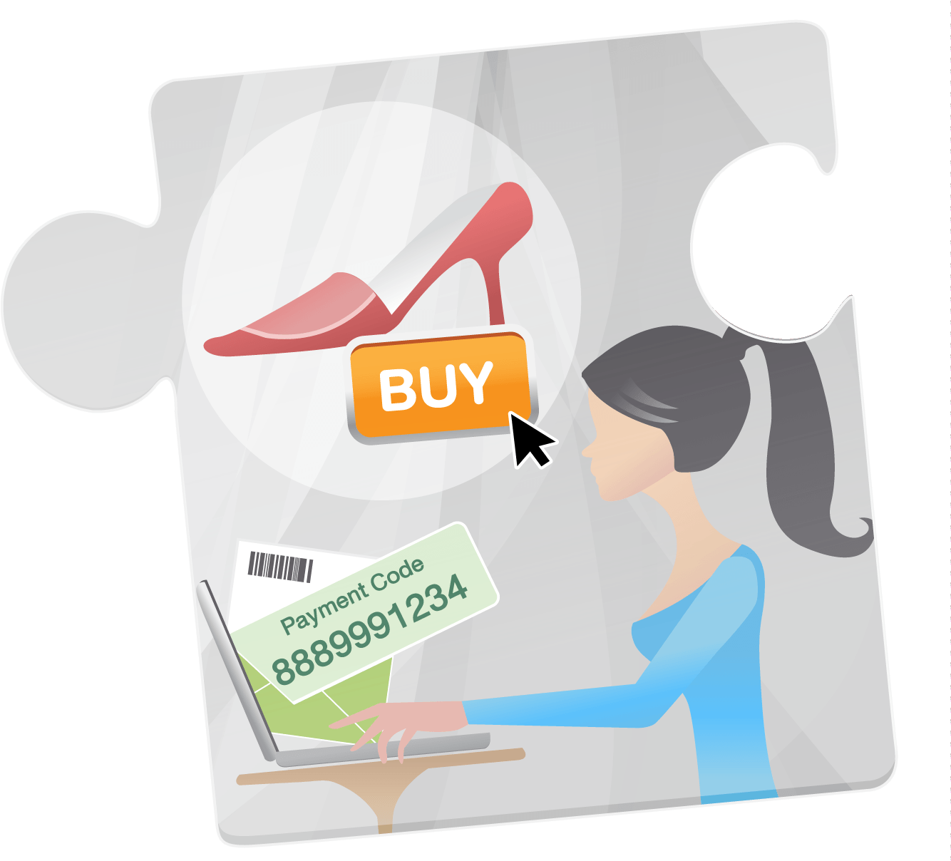 Get A Payment Code - 123 Service Myanmar (1352x1221), Png Download